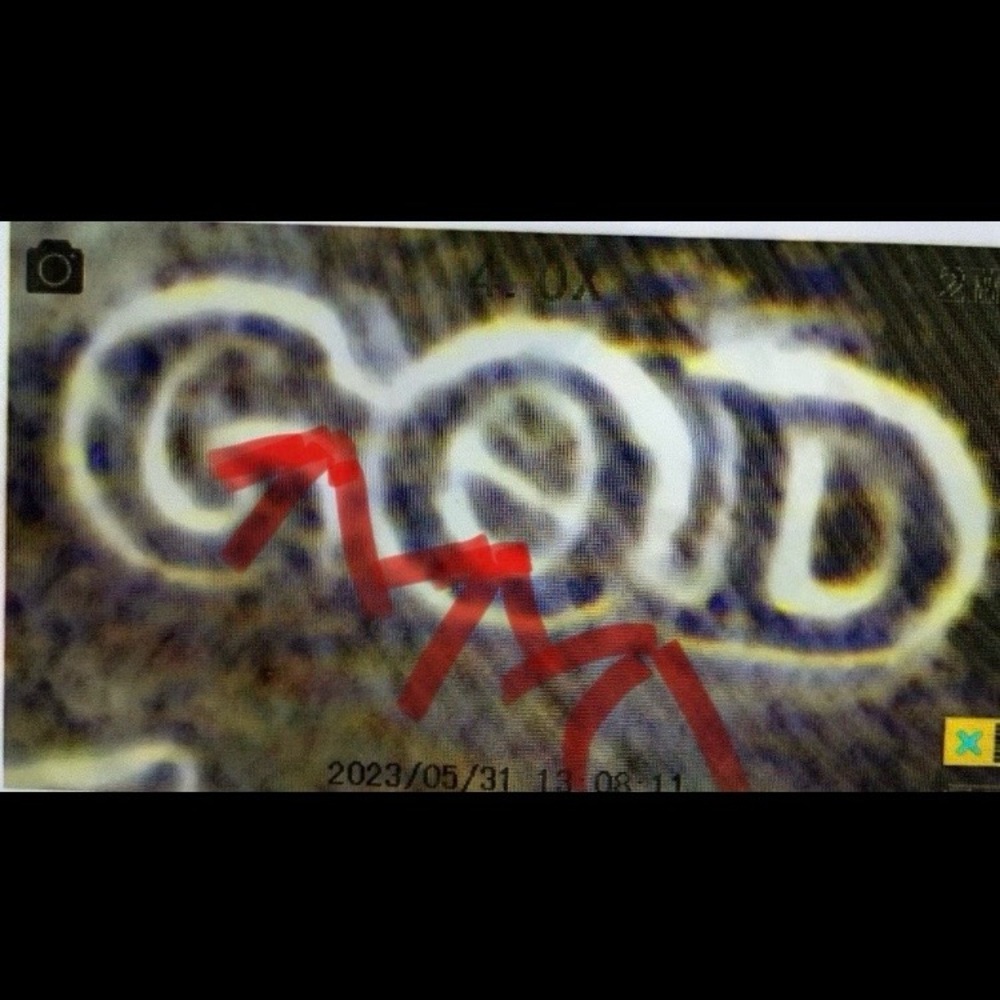1986 Kennedy half error line thru GOD - Picture 5 of 5